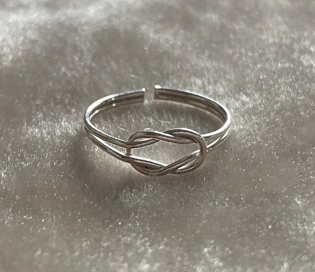 Valentine's Adjustable Solid Metal Women's Gorgeous Toe Ring 925 SS