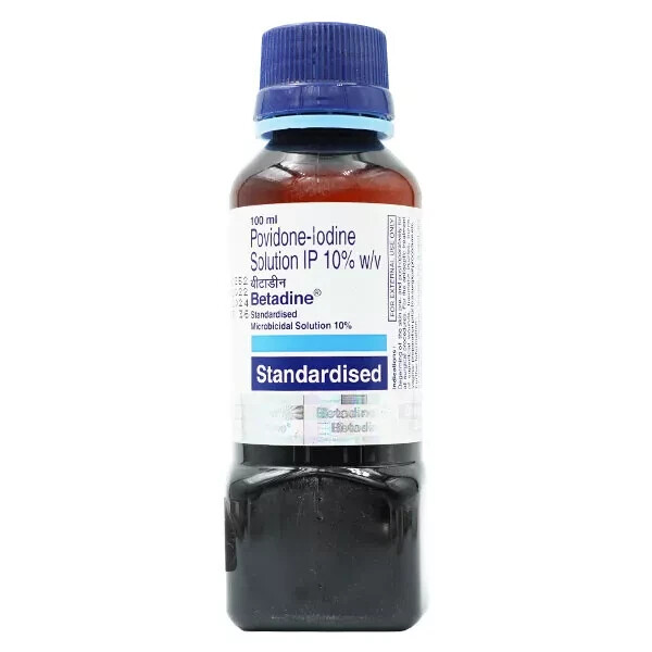 Betadine 10% Solution 100ml Antiseptic Solution Kills Germs and Infection