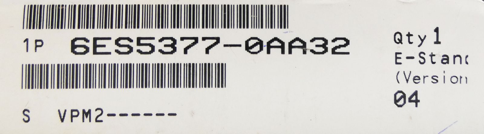 Siemens SIMATIC S5 6ES5377-0AA32 6ES5 377-0AA32 E:04 Memory Module -sealed-