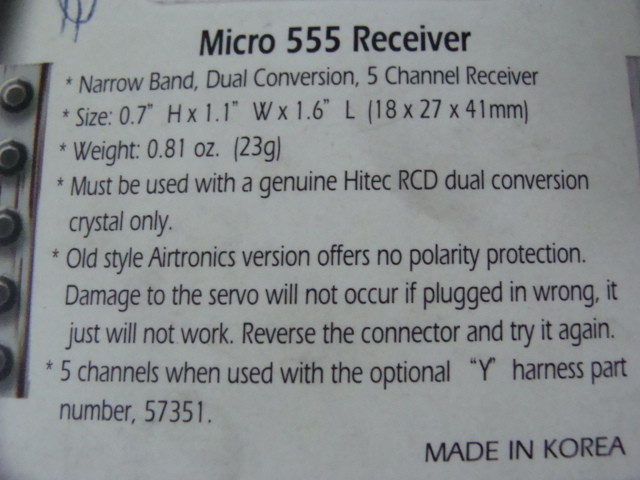 Micro rc receiver 555 micro receiver accessories model car remote control
