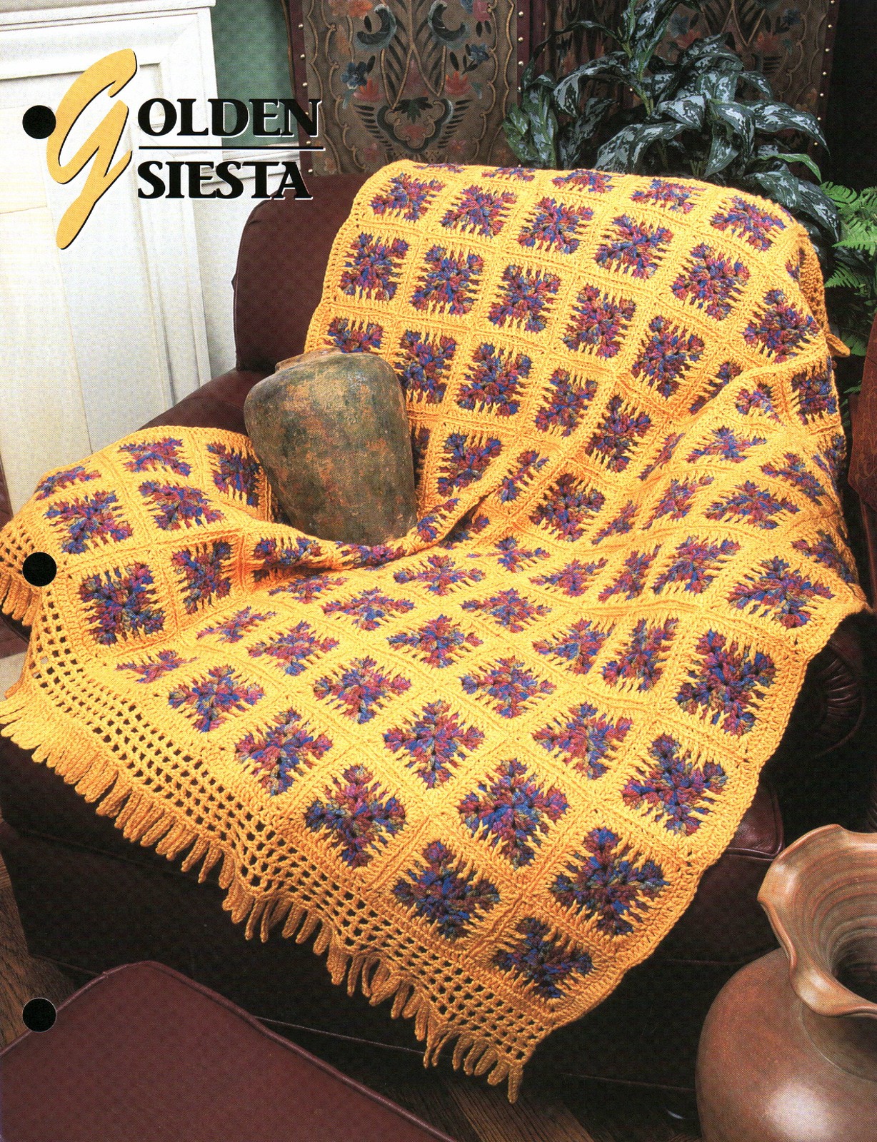 Golden Siesta Afghan | Annie's Crochet Quilt & Afghan Club QAC344-02