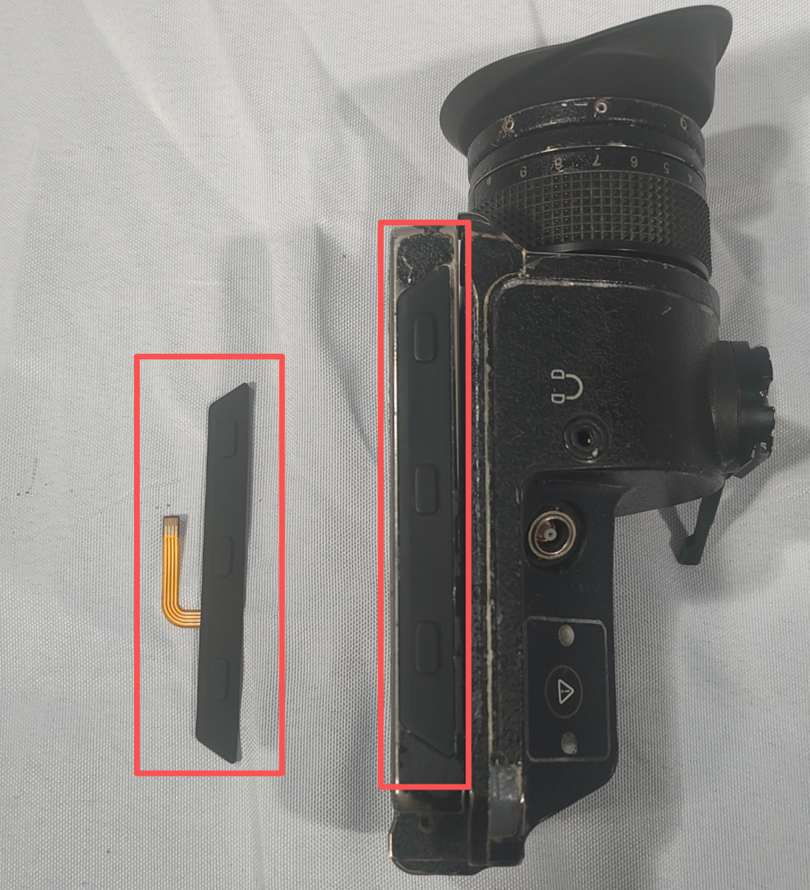 ARRI Alexa 35 Alexa Mini LF Viewfinder MVF-2 lower screen buttons replacement