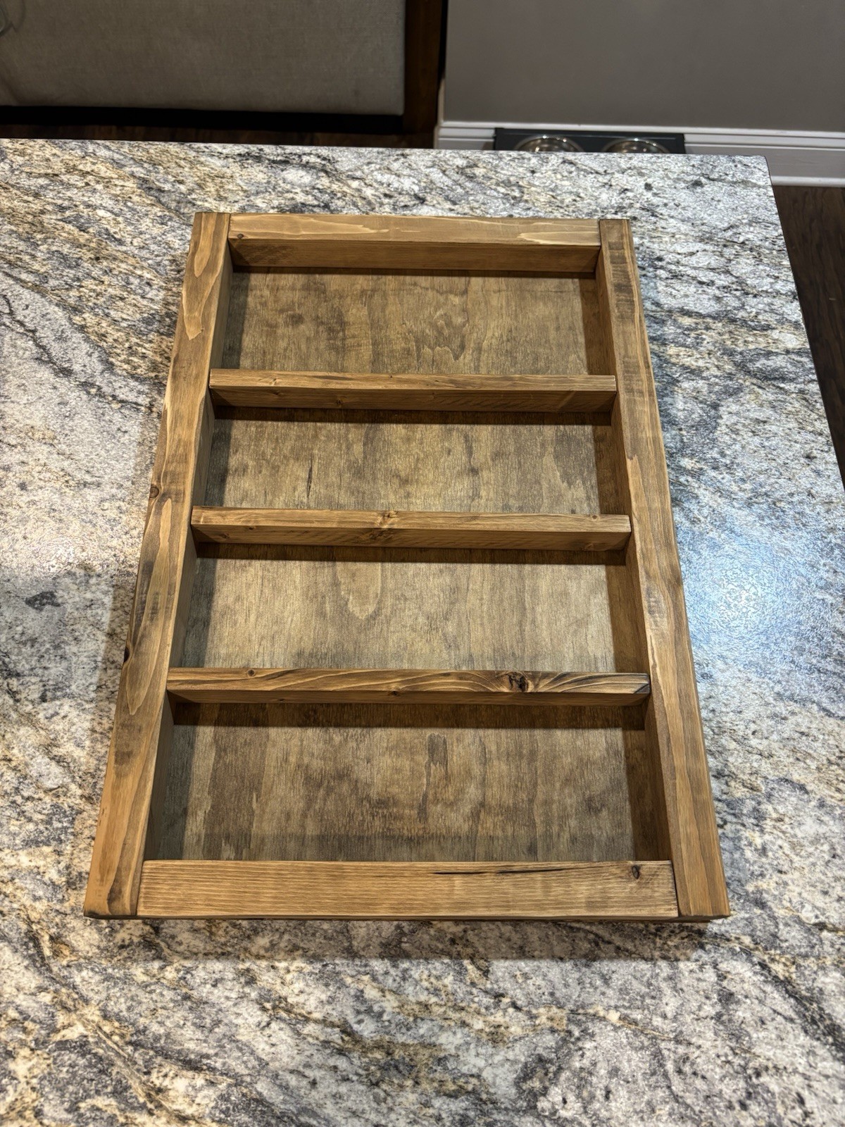 Custom Handmade Card Wall Display. Solid Stained Wood. Display Your Collection!