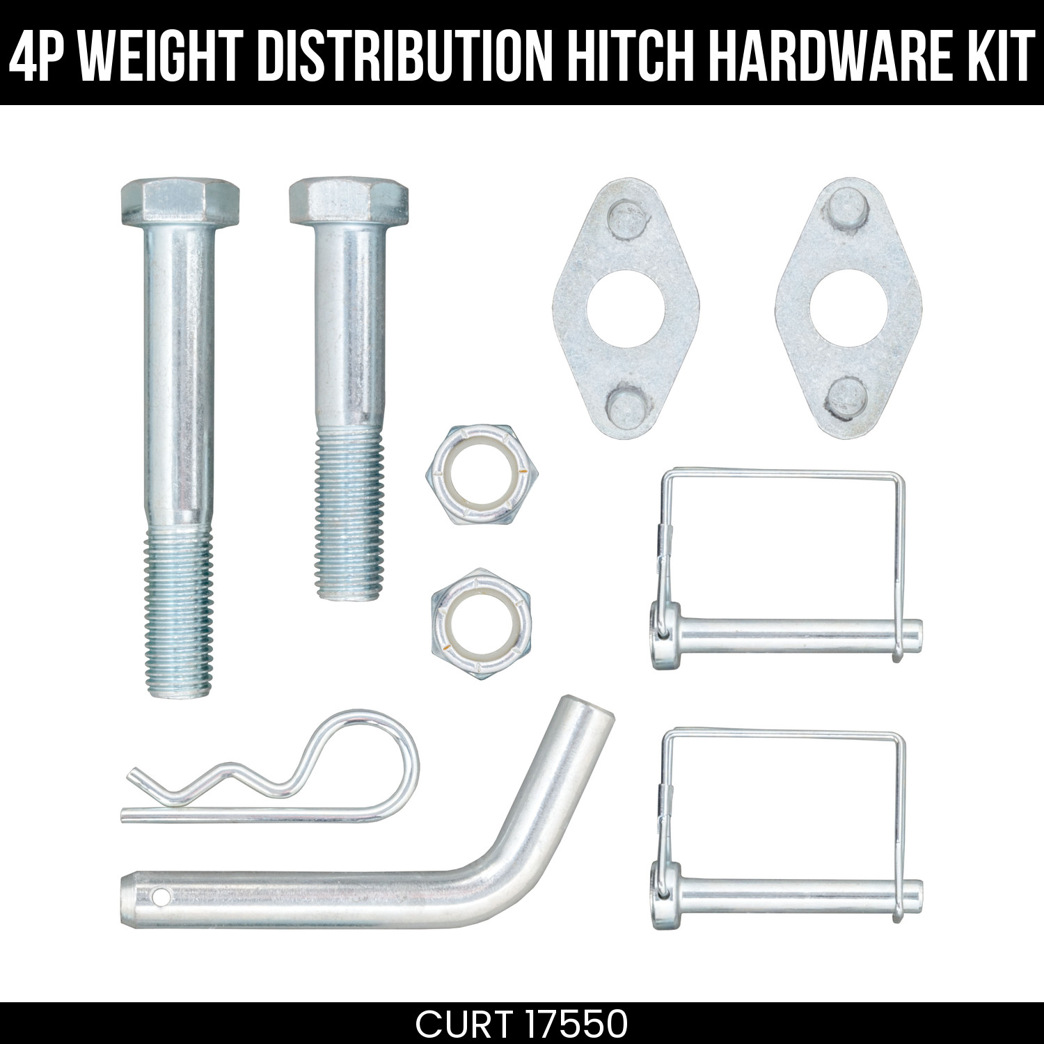 CURT TruTrack 4P Weight Distribution Hitch Hardware Kit Replacement 17550