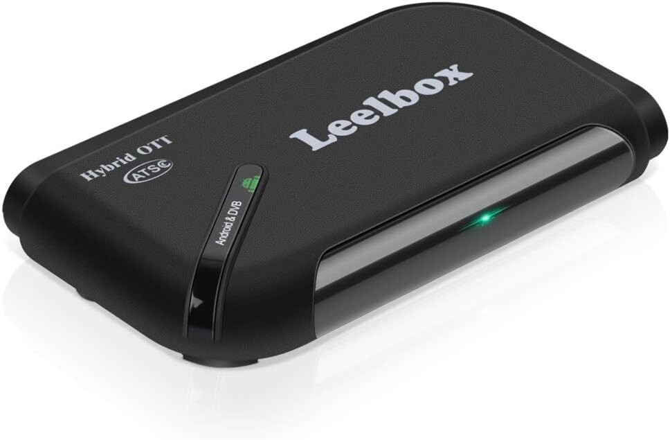 Leelbox Converter Box,1080P ATSC Converter Box for Recording PVR, USB Multimedia