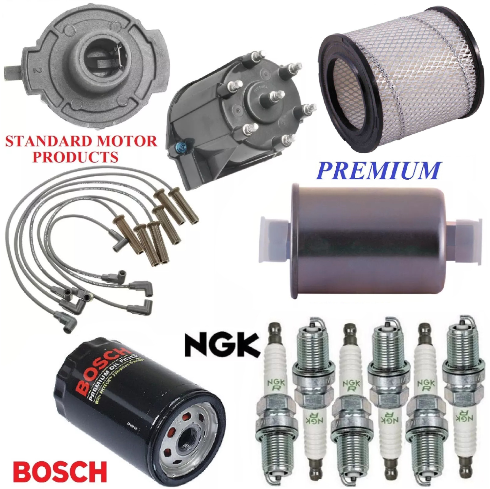 Tune Up Kit Filter Cap Wire Spark Plugs For CHEVY CAMARO V6 3.1L 1990-1992