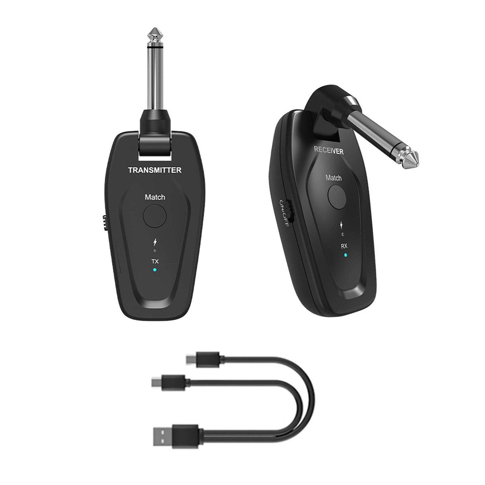 New UHF Wireless Guitar System Transmitter Receiver Instrument Accessories