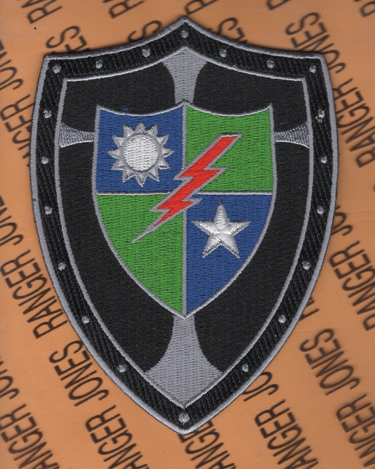 US Army 75th Infantry Airborne Ranger Crusaders pocket patch