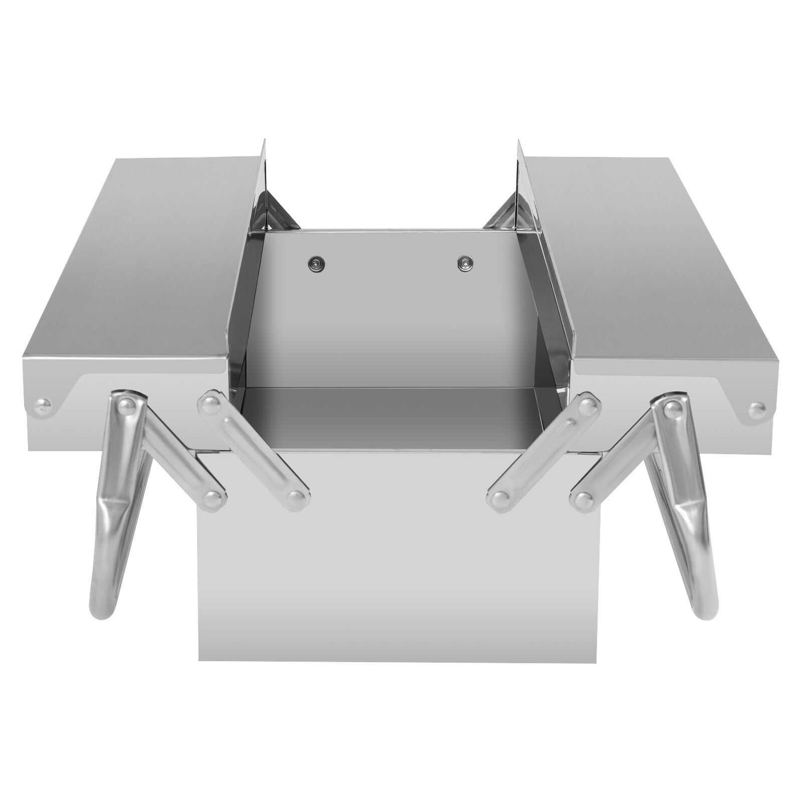 Tool Storage Box, Folding Tool Box, 2-Layer Multi-Function Tool Organizer