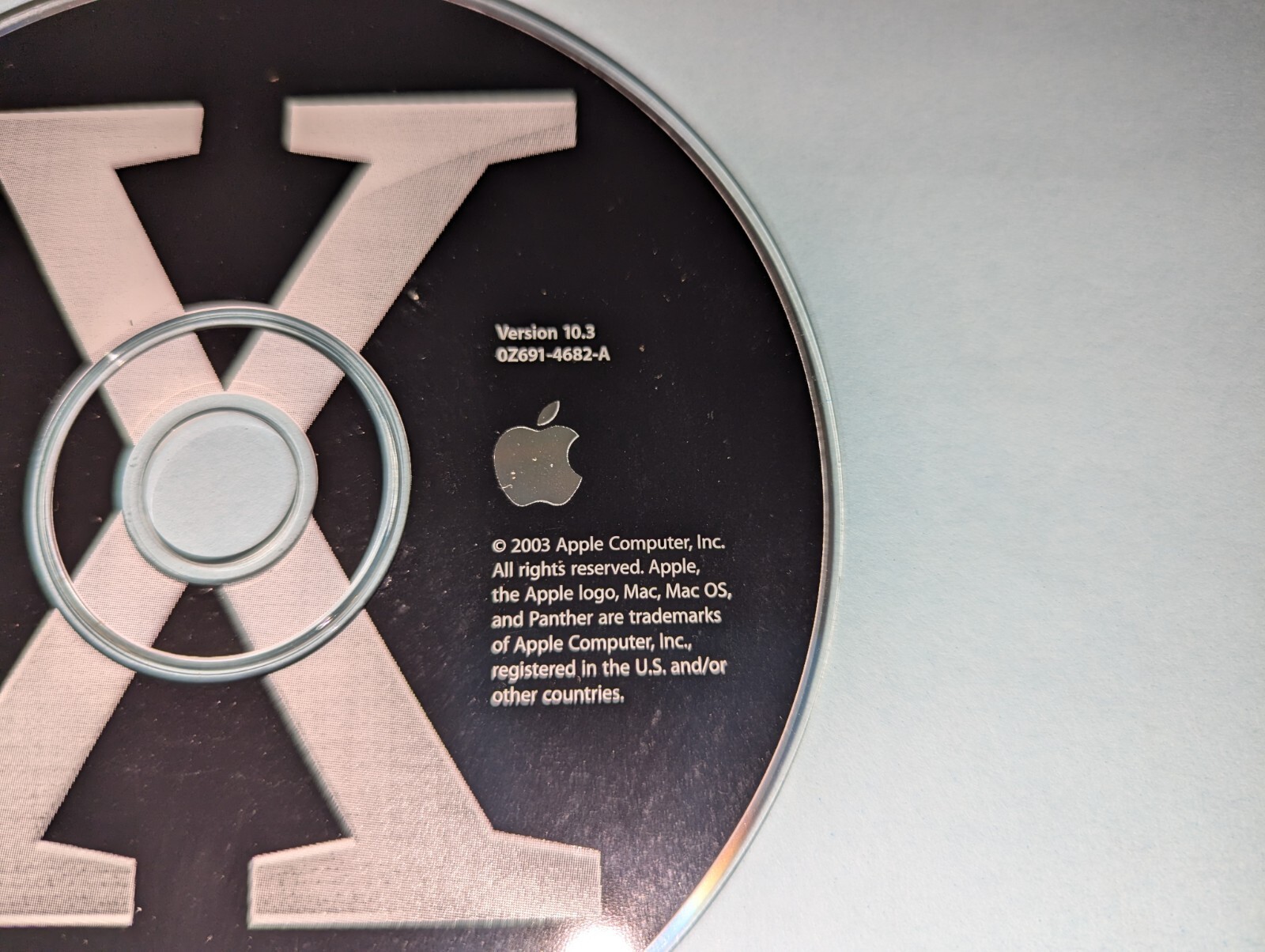 Vintage 2003 Apple Macintosh Mac OS X Admin Tools Software Disc Version 10.3