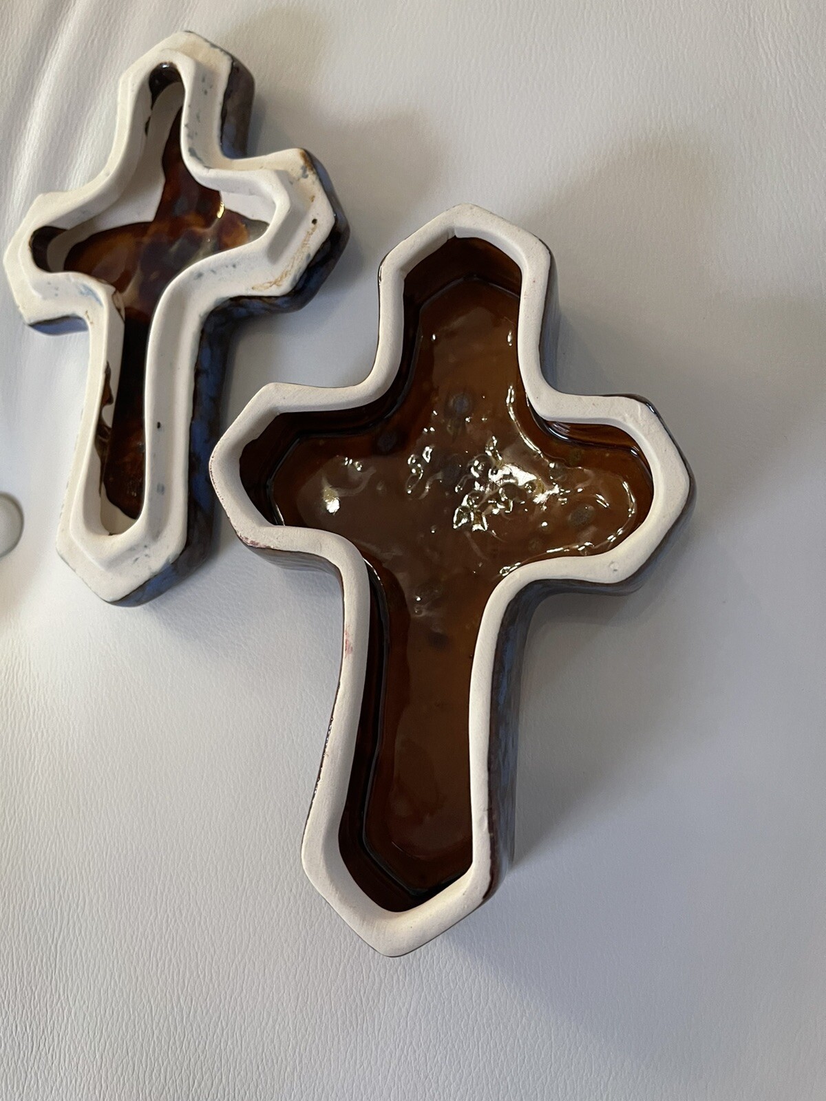 Cross Covered Trinket Box
