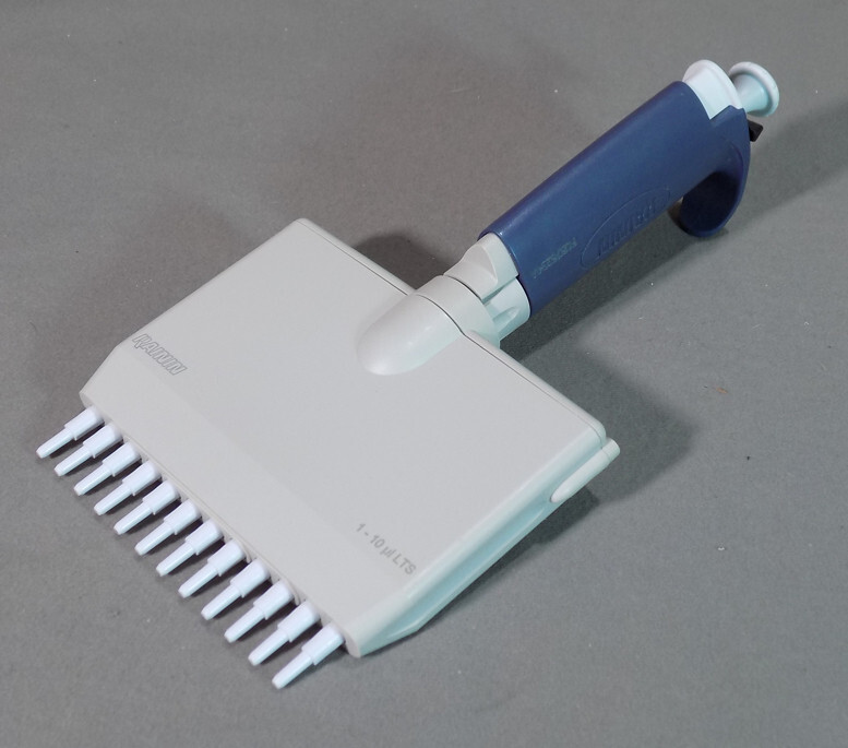 Rainin Pipet-Lite L10 12 Channel Pipette 0.5-10 uL LTS EX+