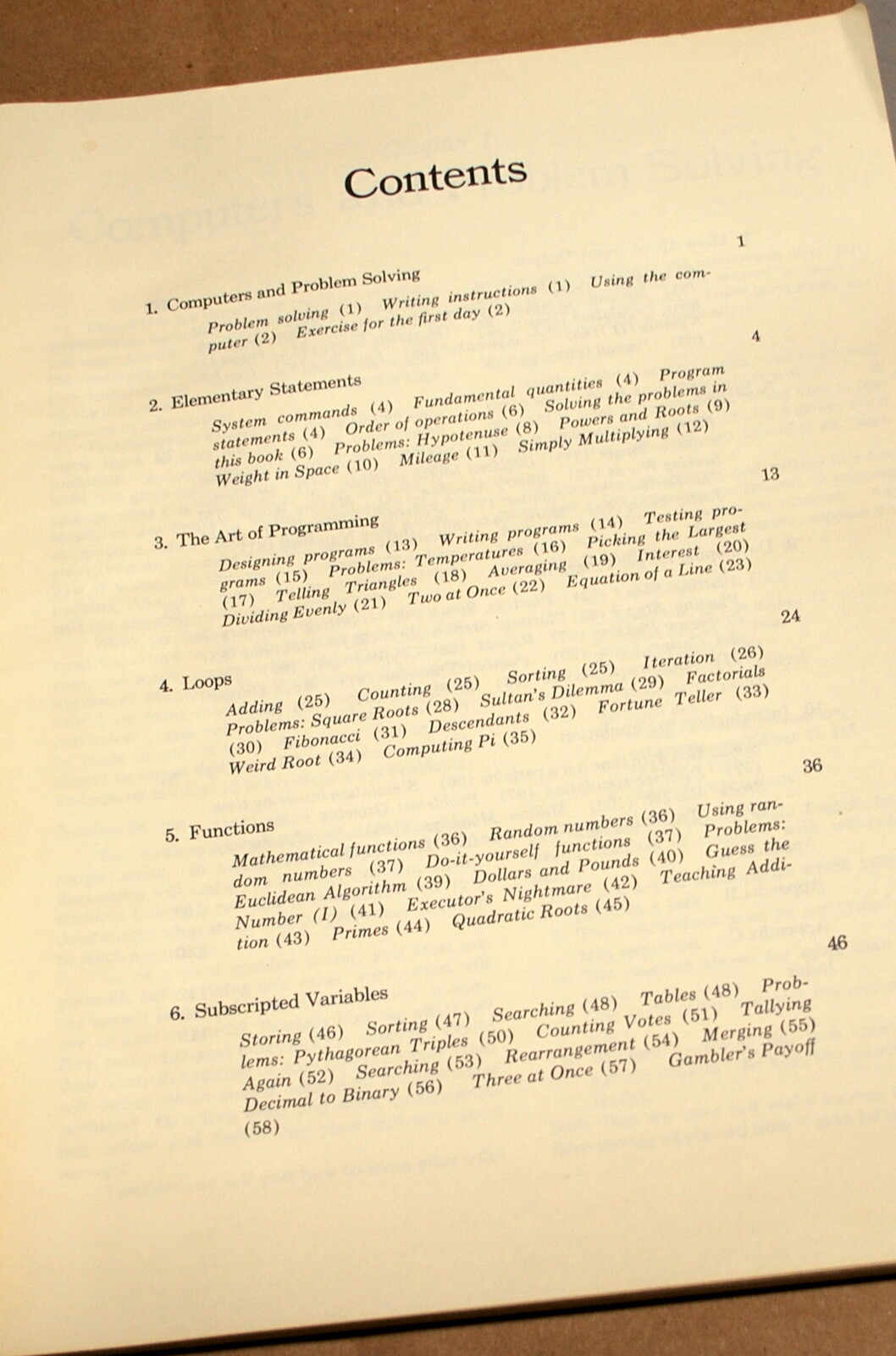 The BASIC Workbook Creative Techniques for beginning Programmers