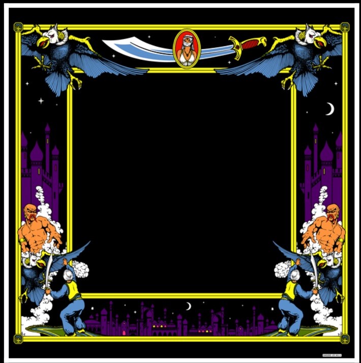 Arabian Arcade Monitor Bezel Artwork Cabinet Decal Sticker