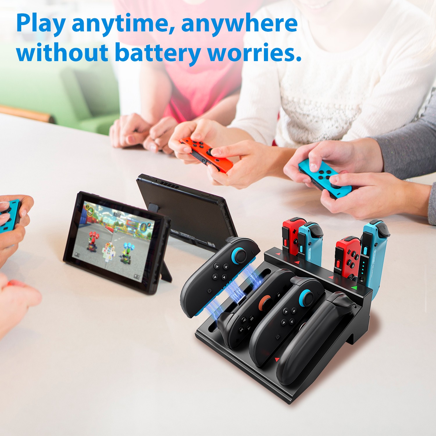 Nintendo Switch Charging Dock, Switch 1/2 Universal - Charge 8 Joy-Cons