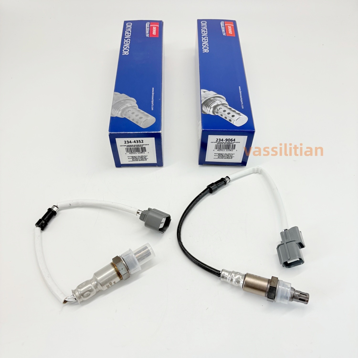 2PCS DENSO Oxygen O2 Sensor Upstream&Down for Honda CR-V 2.4L 2005 2006 234-4352