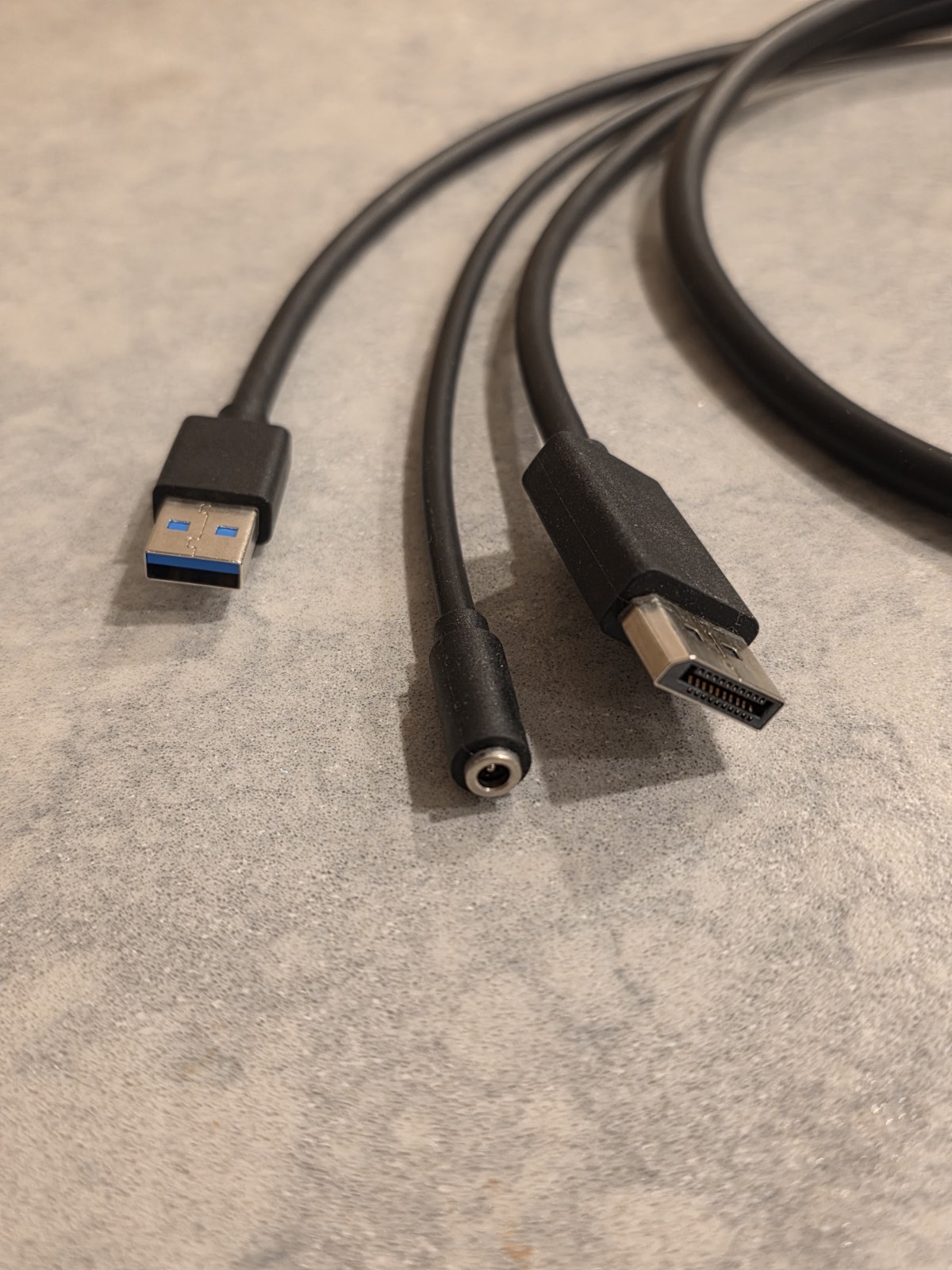 Original VALVE INDEX VR Headset Tether & Trident Cable & Power Cord Replacement