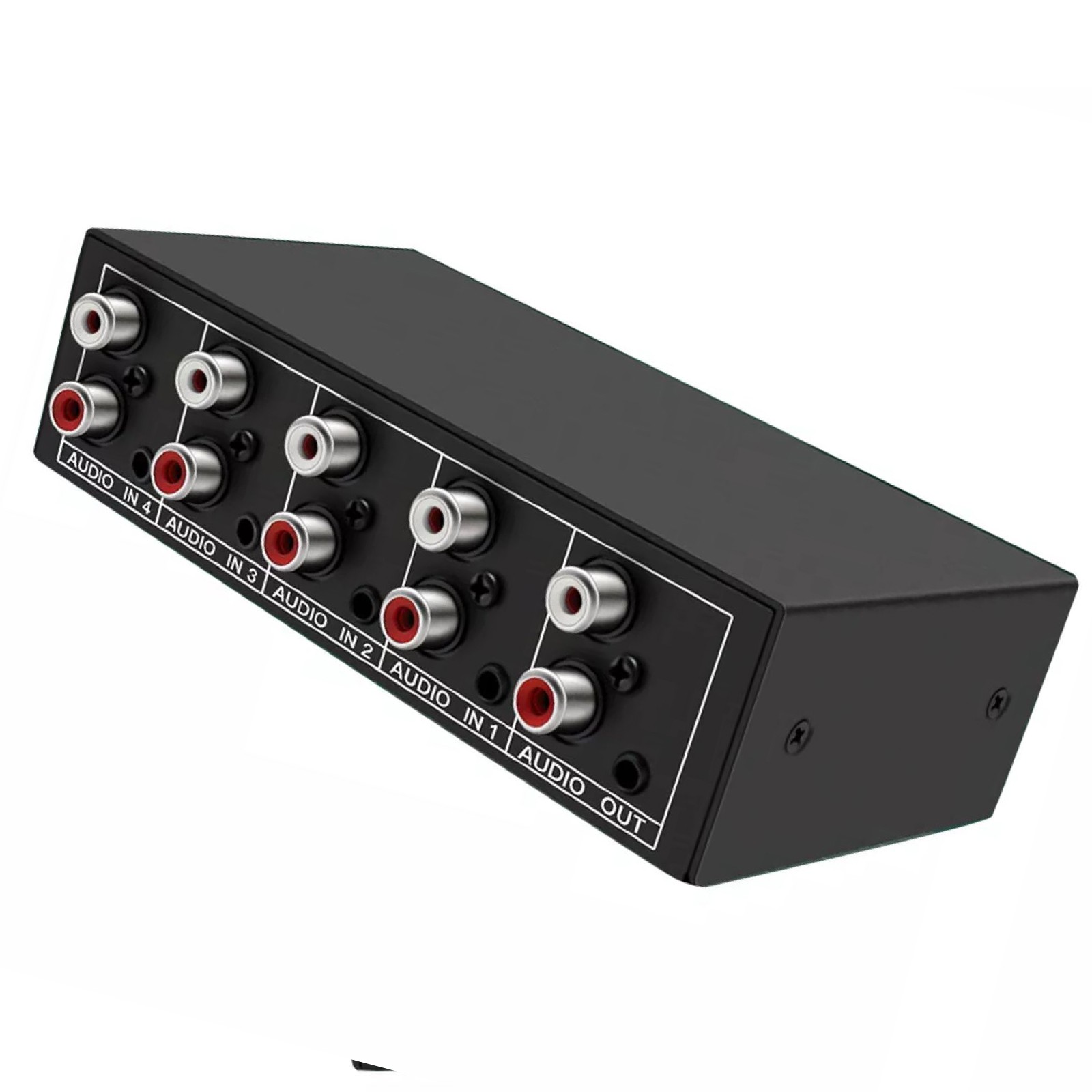 1PCS Stereo Audio Switcher 4 in 1 Out A/B Analog For Multi-source Switching