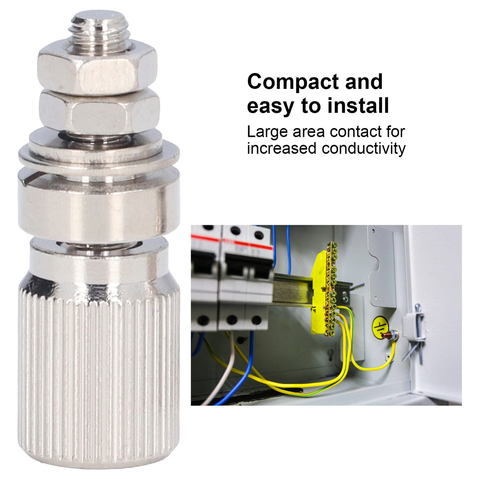2Pcs Terminal Binding Post No Insulation Power Grounding Terminal Post BYE