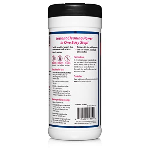 Para Productos Electronicos; Toallitas Limpiadoras De Pantallas Y Superficies,