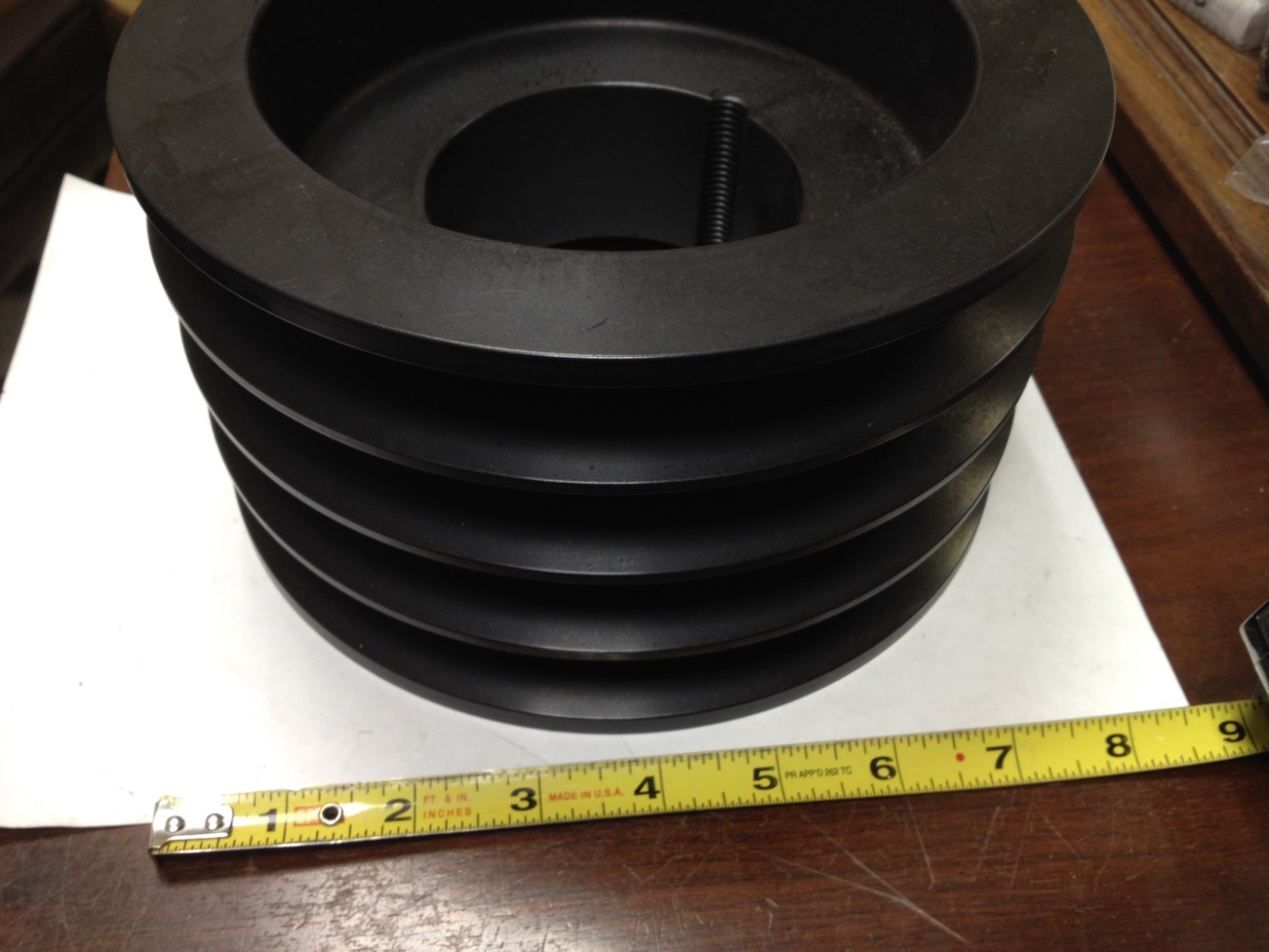 Baldor-Dodge 115136, 4 Groove Pulley, 4C7.5-2517, 7.9" OD, Made-In-The-USA, New
