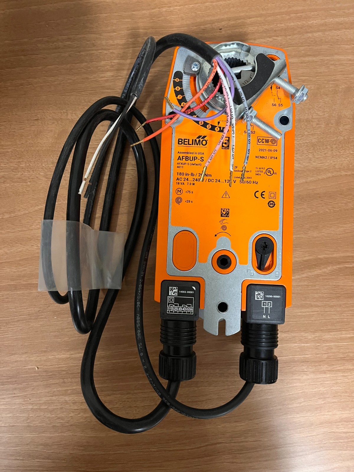 Belimo AFXUP-S Actuator Spring Return AC 24-240 V / DC 24-125 V