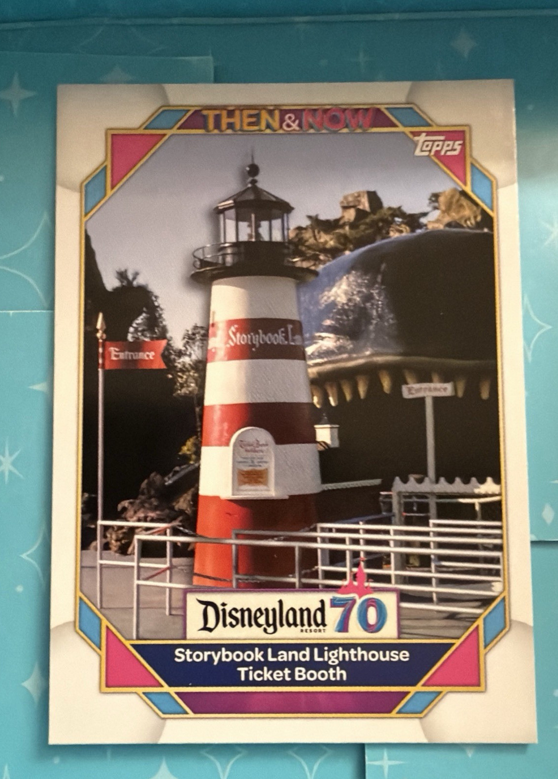 2025 Topps Disneyland 70th Anniversary -Storybook Land Booth - #32 - Then & Now