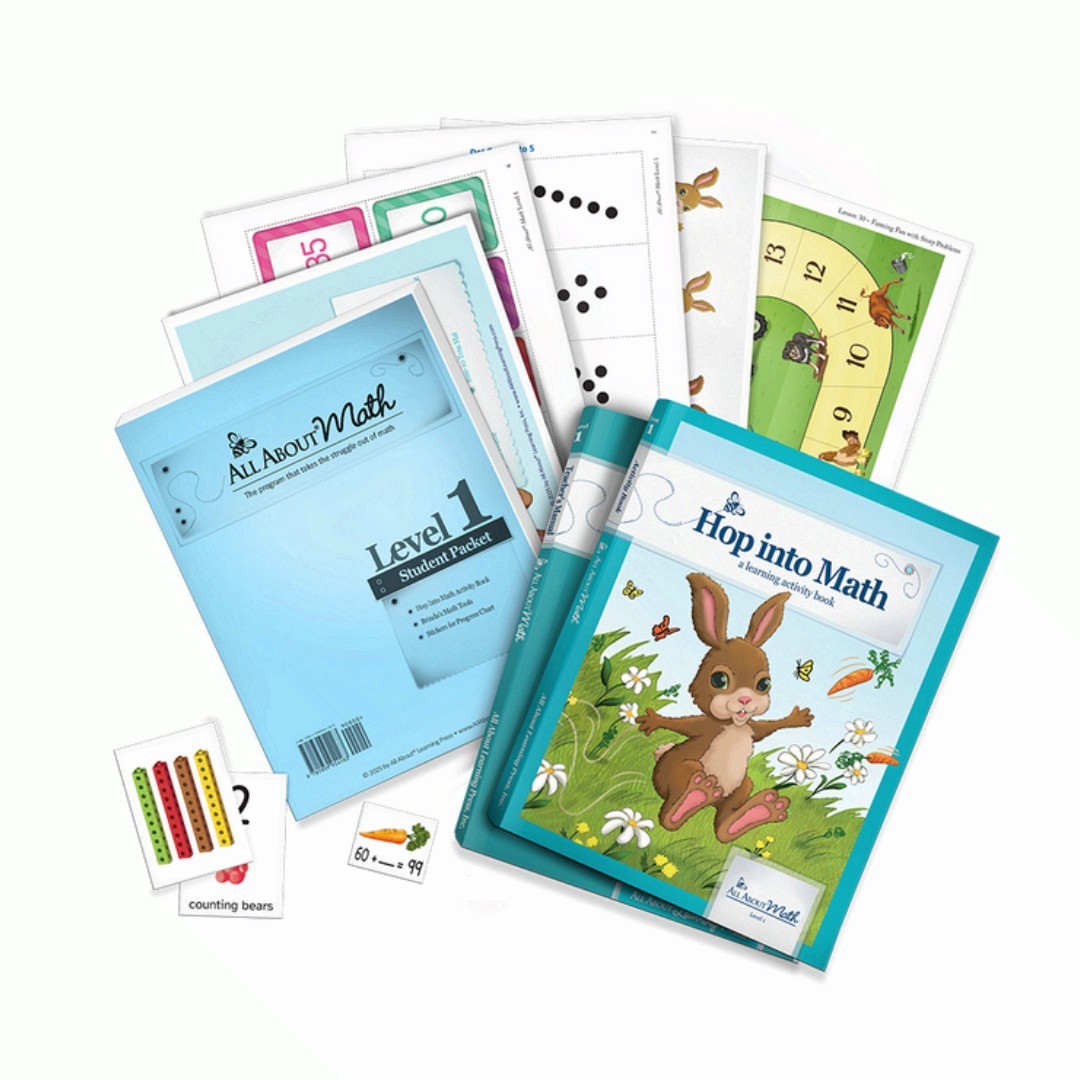 All About Math Level 1 Materials Complete Homeschool Curriculum Teaching Set