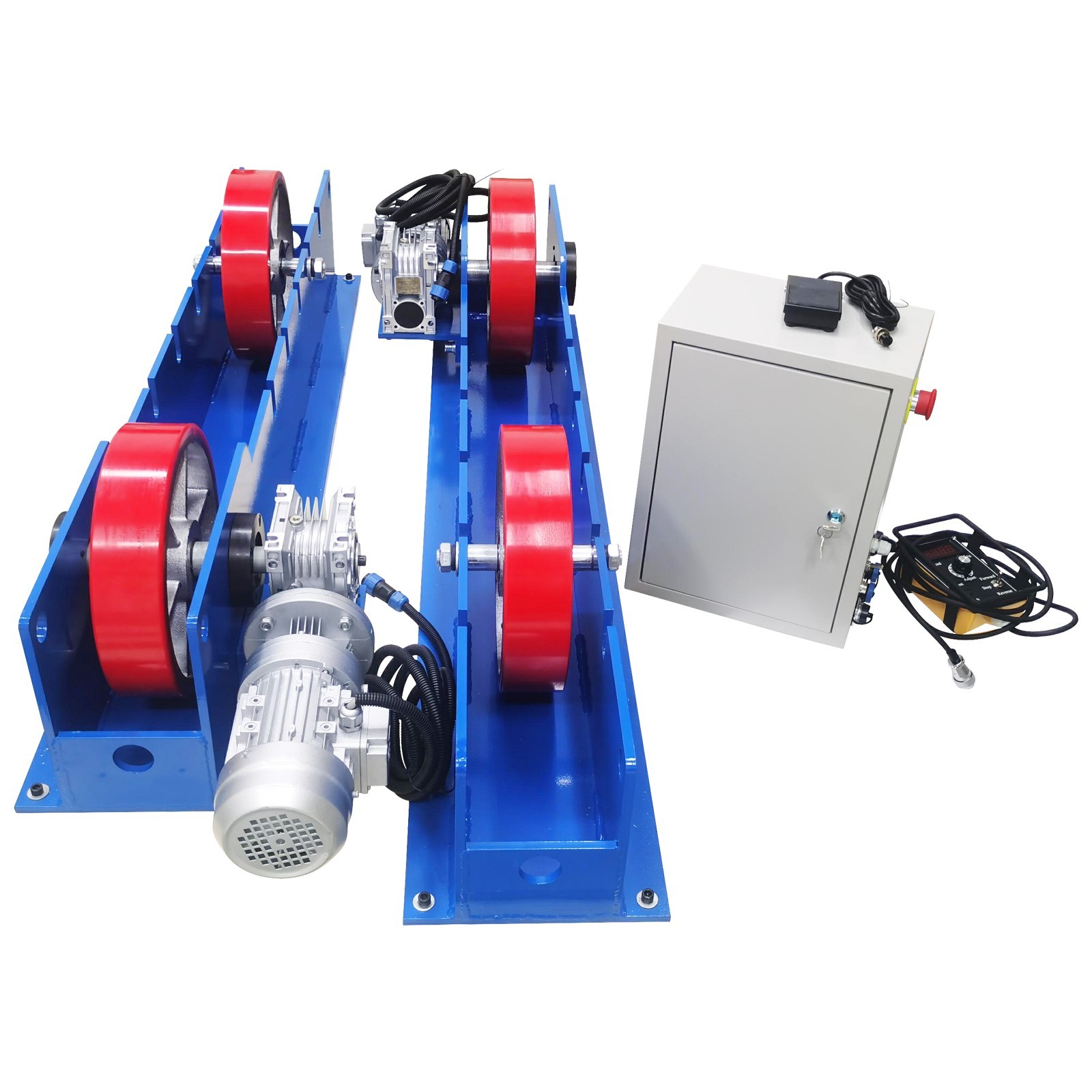 3 Ton Adjustable Welding Turning Roller Stand Rack Pipeline Welding Frame 220V