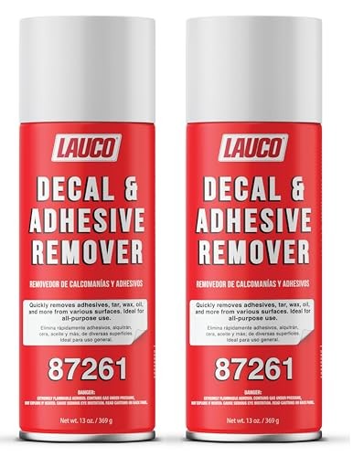 LAUCO Decal & Adhesive Remover – 13 oz Aerosol 87261 (2-Pack)