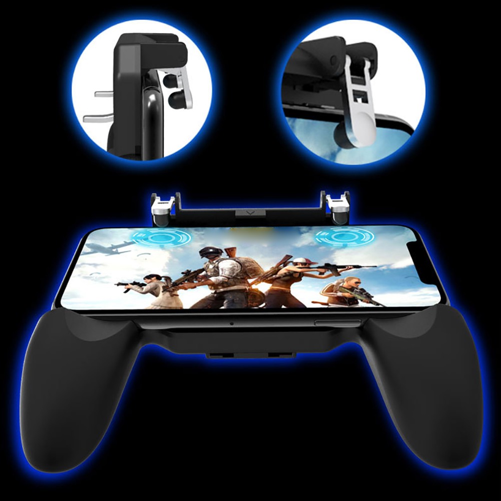 W10 Mobile Game Controller Gamepad Joystick Fire Trigger For PUBG Fortnite G
