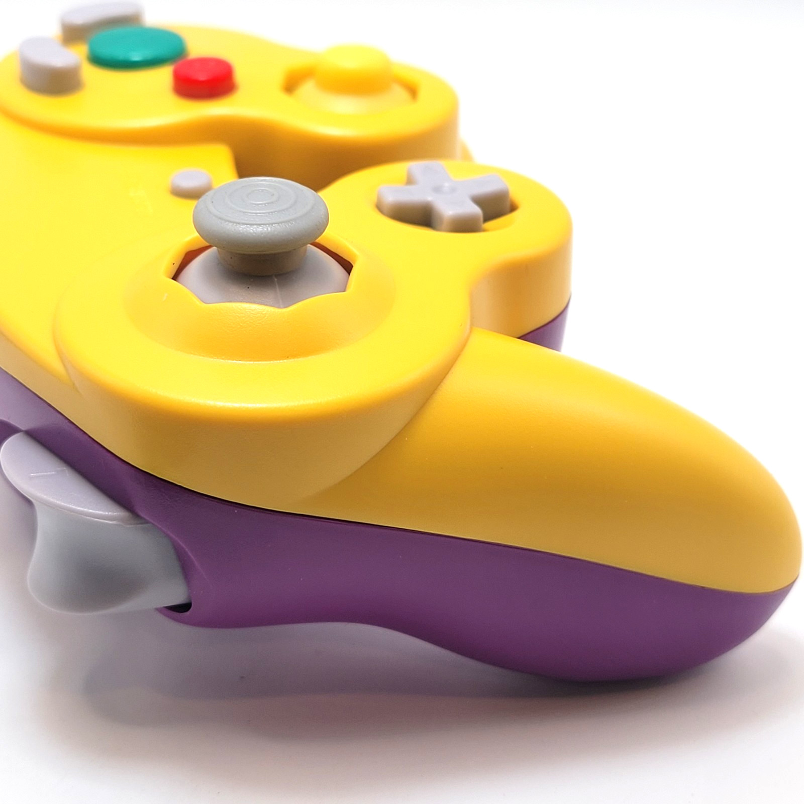 Nintendo GameCube Controller Game Pad For NGC - Wii - Warrior Yellow & Purple