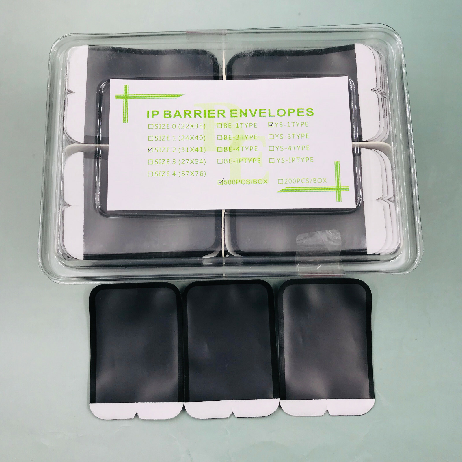 1000Pcs Size 2&0 Barrier Envelopes for Phosphor Plate Dental Digital X-Ray ScanX