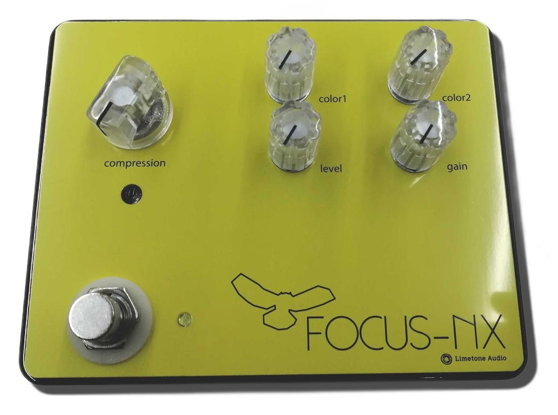 Limetone Audio FOCUS-NX Compressor Effects Pedal Tested & Works 74905