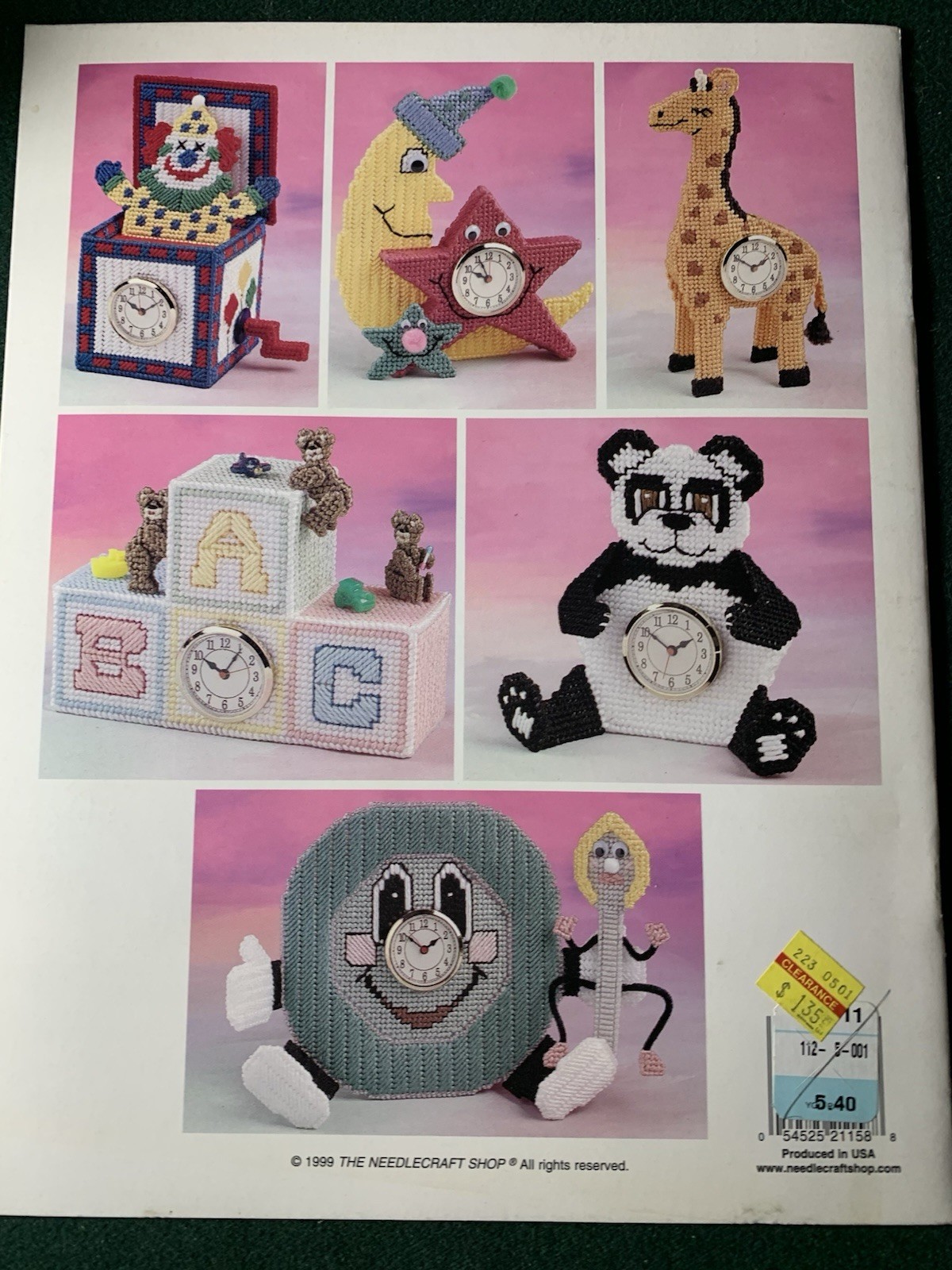 3 Plastic Canvas Baby Patterns