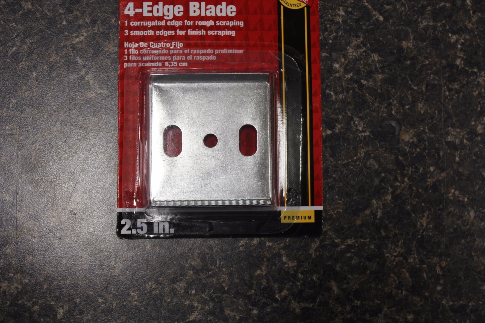 NEW 16065-A 4 EDGE SCRAPER BLADE 2.5" NEW