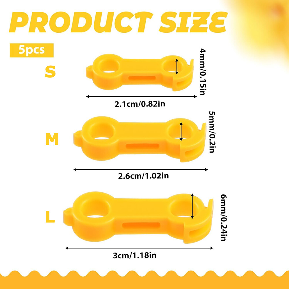 Premium 5x Baby Chick Splay Leg Hobble Brace, Chick Leg Bands, Poultry Leg Bands