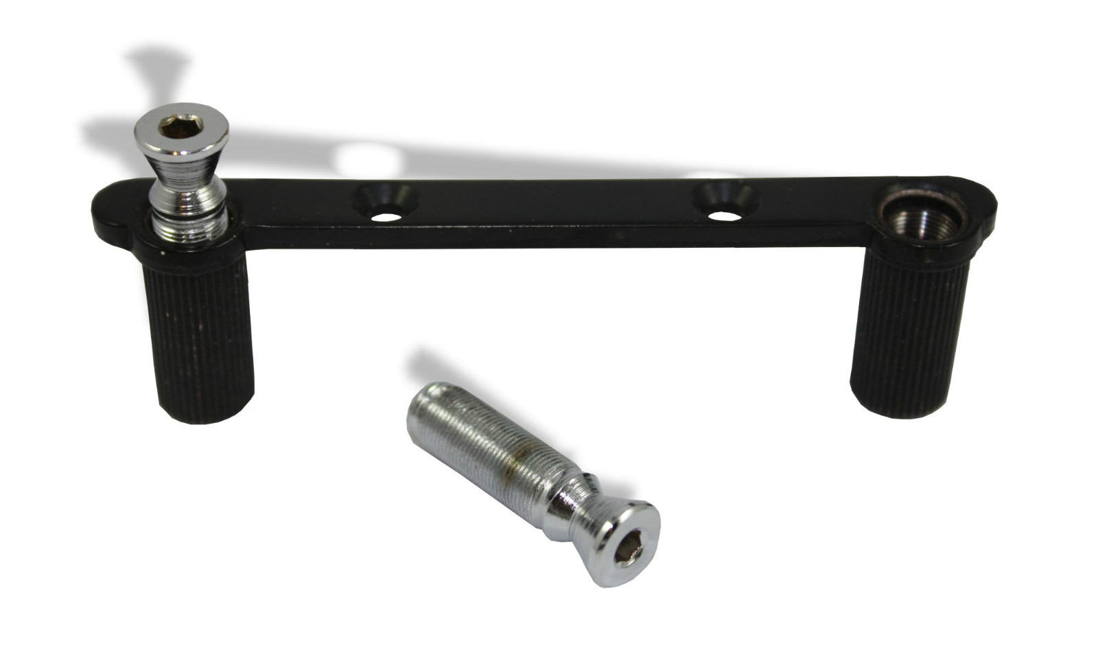 Hinge Post Braced 2 11/16 with mounting post Chrome Bitterroot 080651CH
