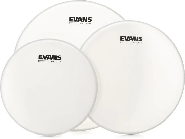 Evans HD Dry Coated 3-piece Tom Pack - 10/12/14 inches