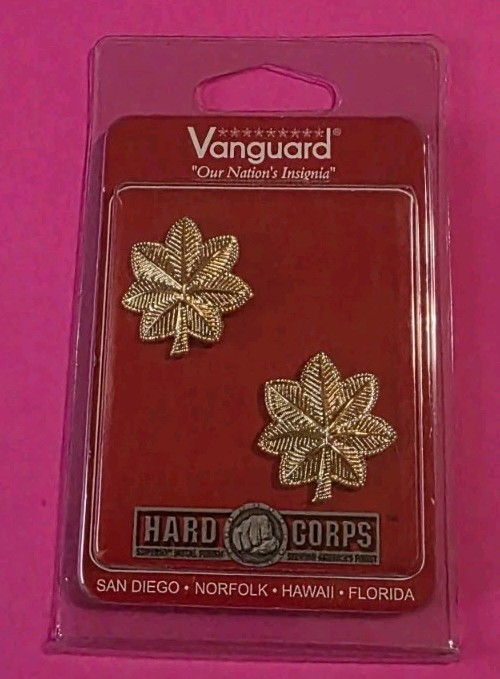 Pin Insignia Major Army Pair Air Force