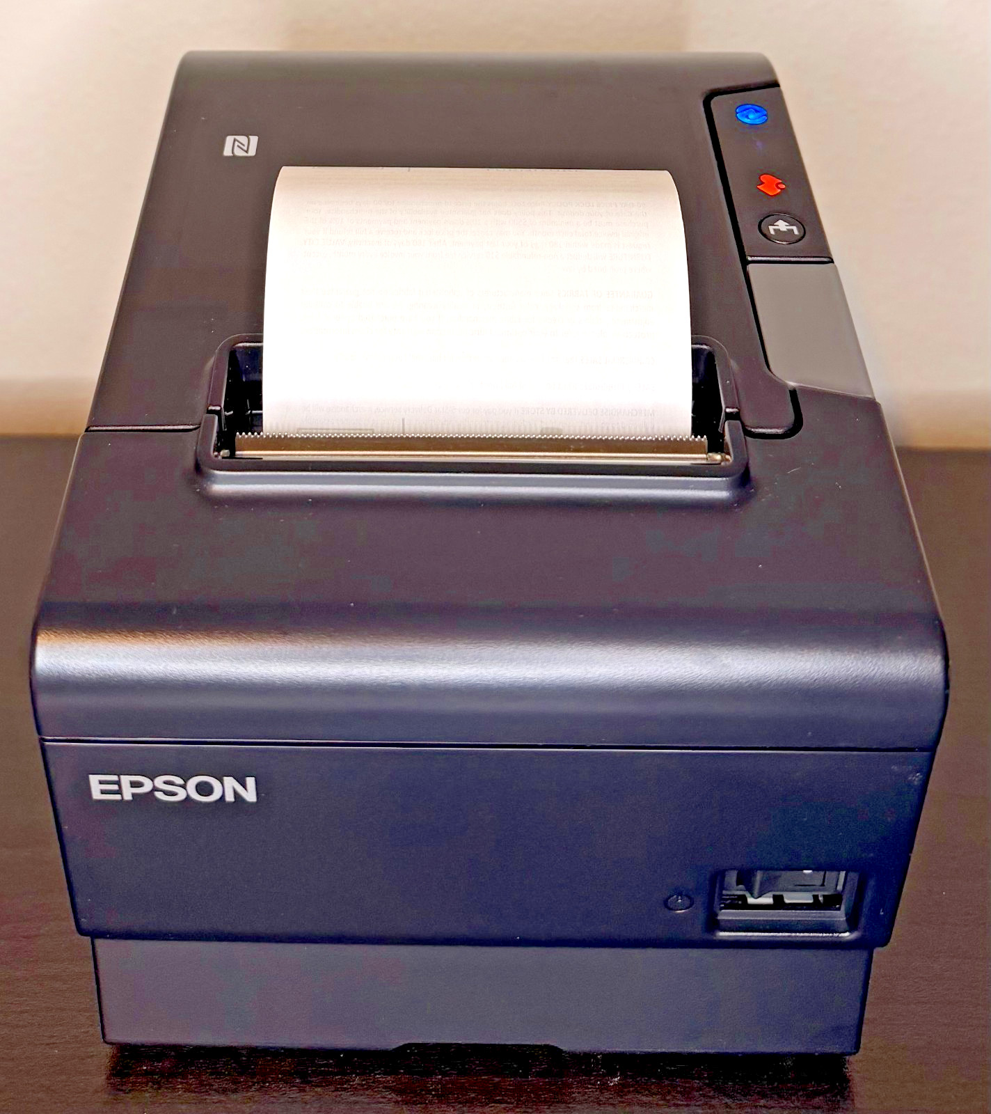 TESTED Epson TM-T88VI POS Compact Thermal Receipt Printer Ethernet USB Square