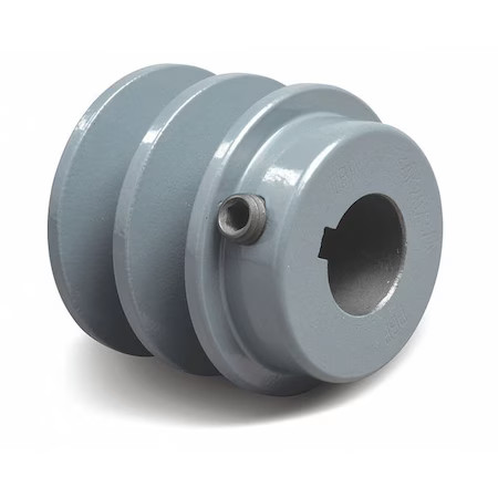 Zoro Select 2Bk32x7/8 7/8 In Fixed Bore 2 Groove V-Belt Pulley 3.35 In Od,