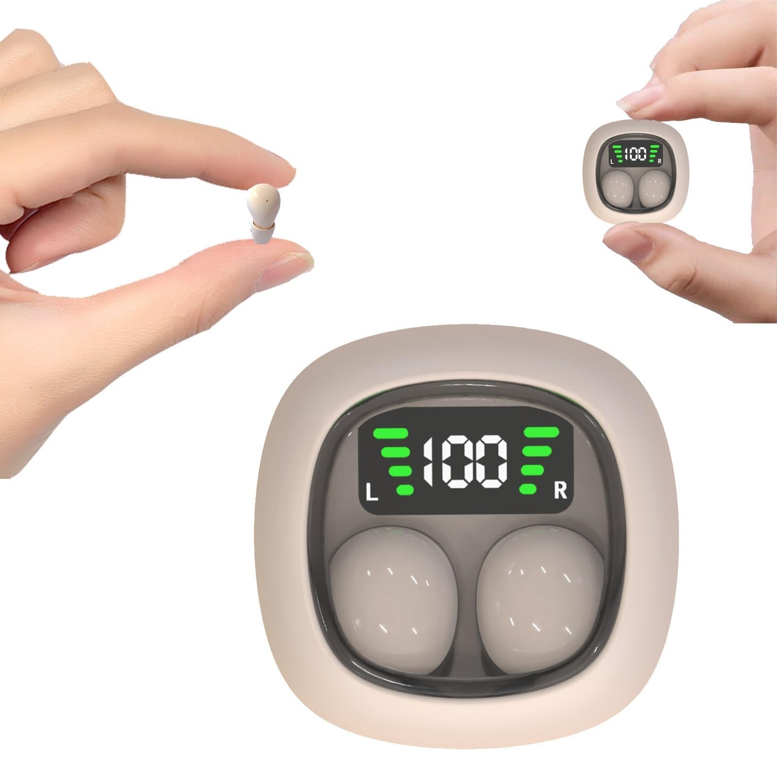 Smallest Wireless Bluetooth Invisible Earbuds - Low Profile, Micro, Discreet ...