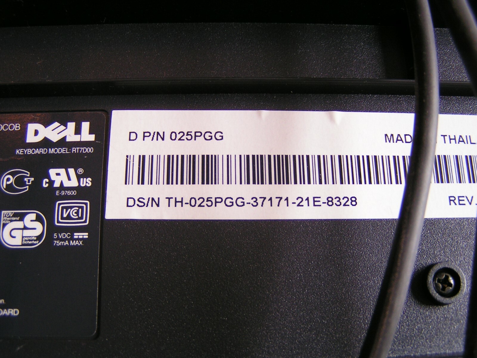 DELL RT7D00 Keyboards MIXED LOT Computer Hardware Wires Mouse Misc
