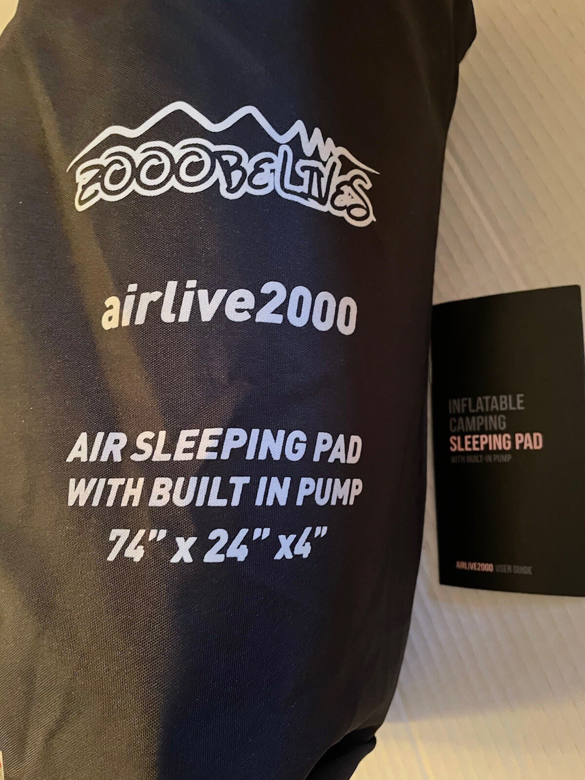 Inflatable Air Sleeping Bag With Built In Pump