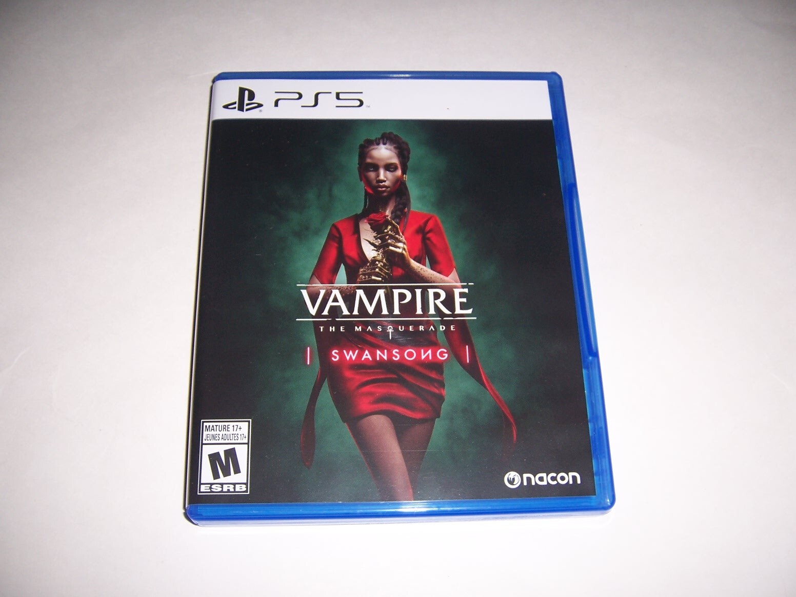 Replacement Box Case Only Vampire Masquerade Swansong PlayStation PS5 AUTHENTIC