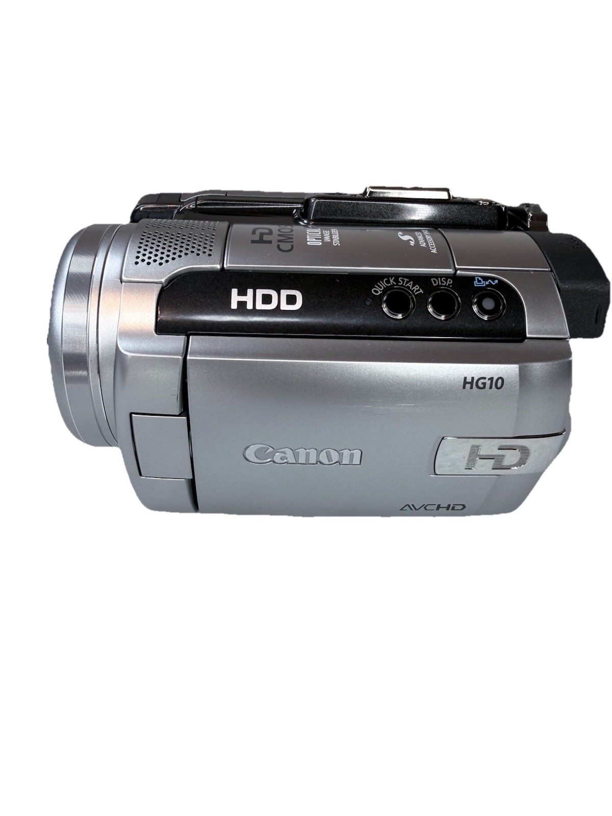 Canon HG10 AVCHD HDD Camcorder 10x Zoom LCD Image Stabilization w/ Accessories
