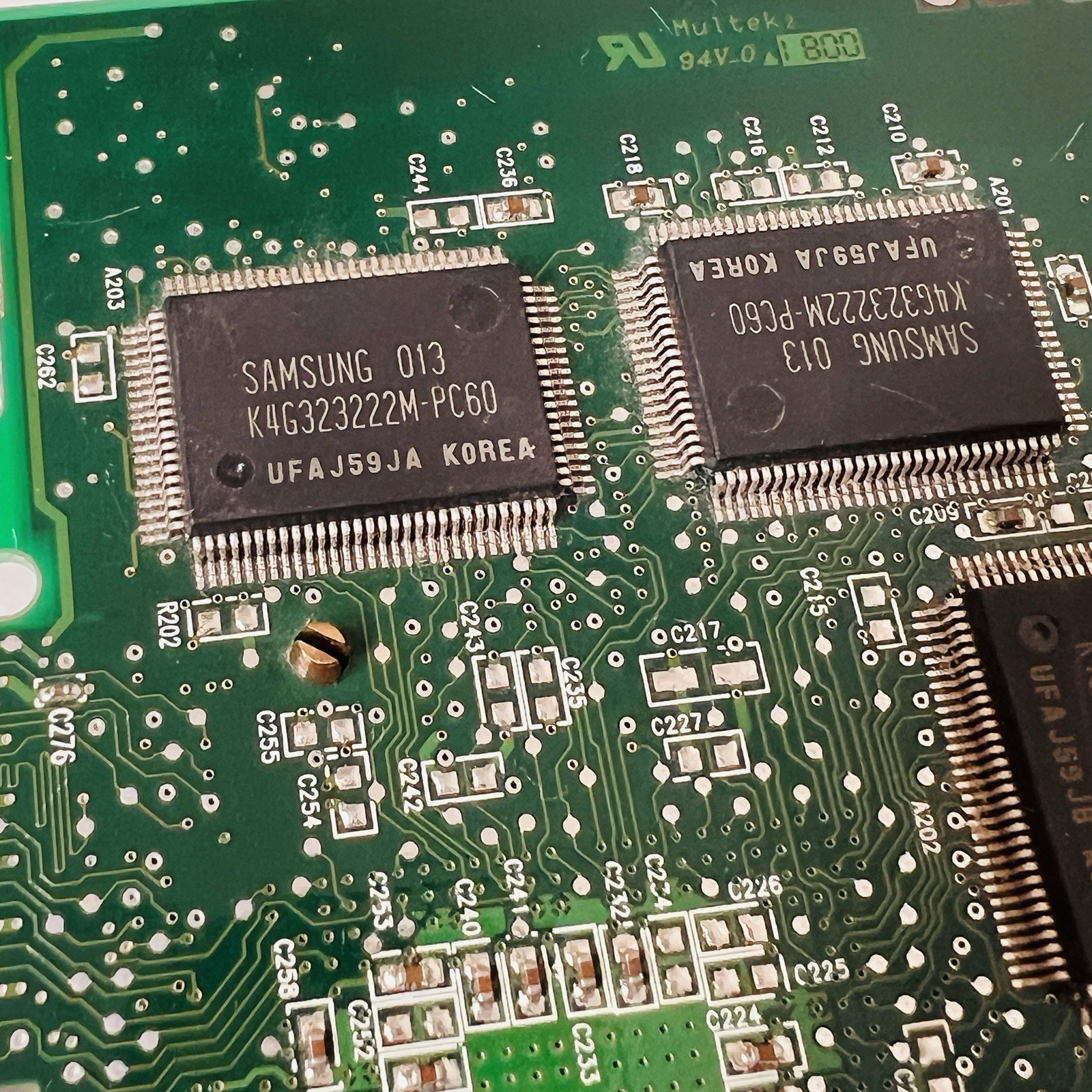 Vintage MATROX 905-04 REV-B 405G Samsung 013MT02740 One Piece USED Graphics Card