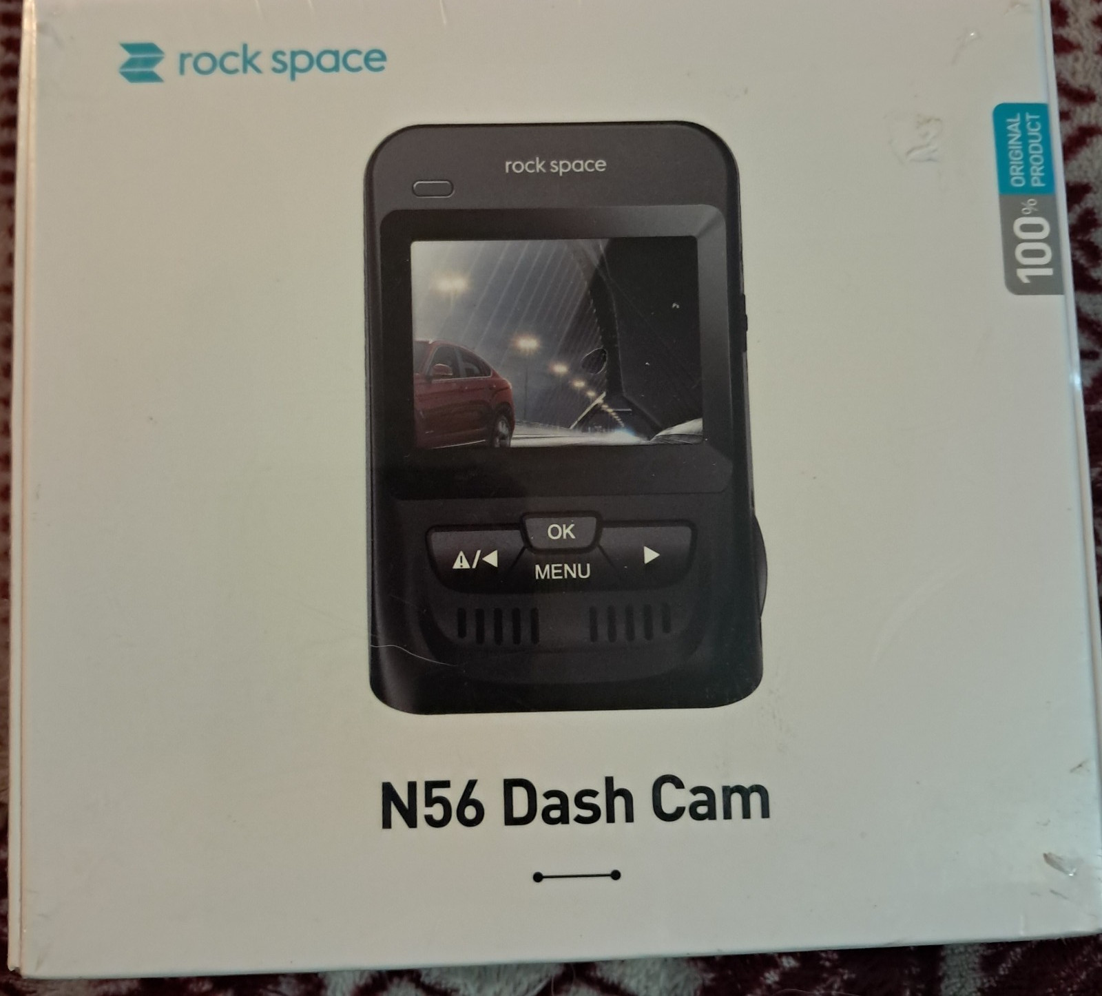 N56 Dash cam by rock space.  New in box.