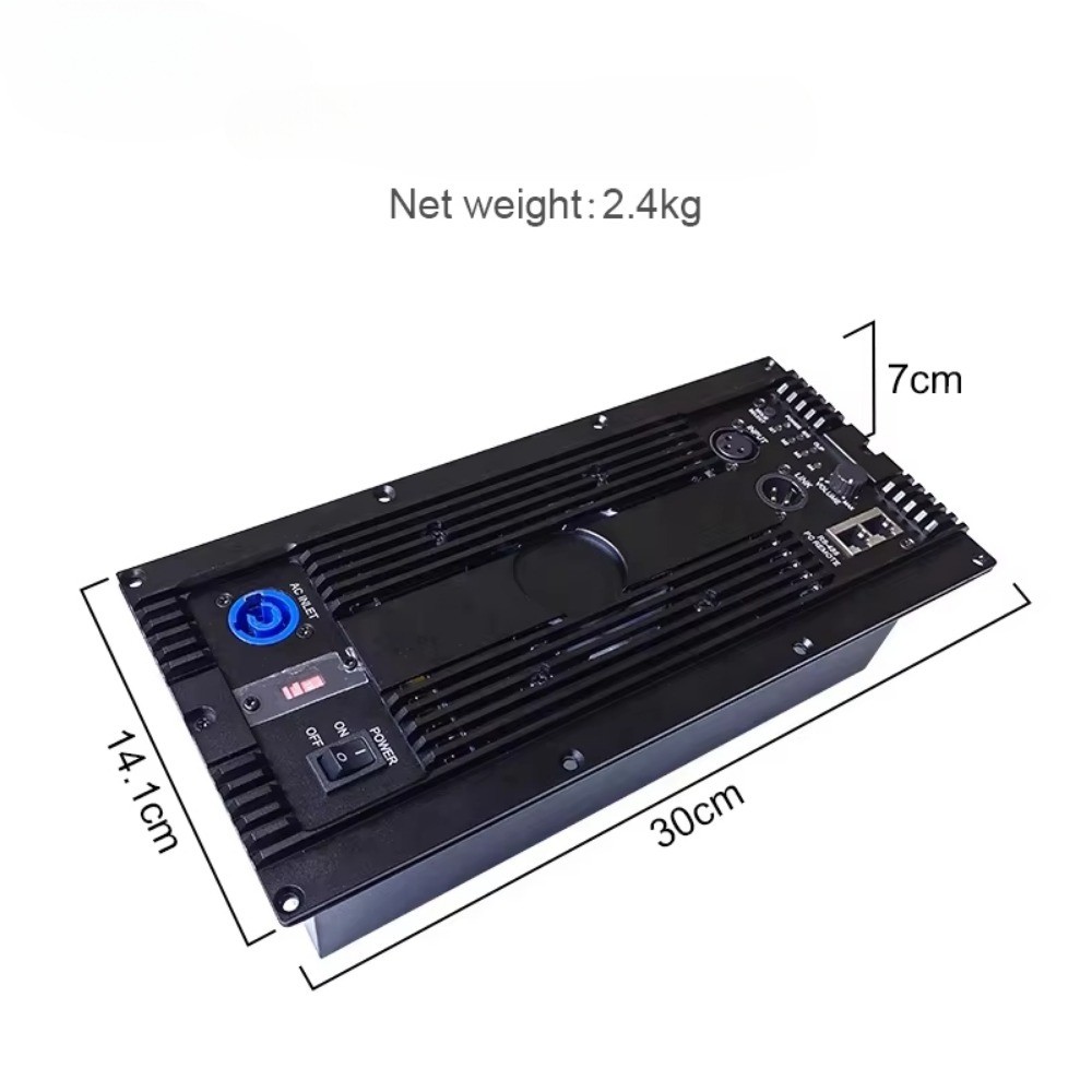 Class D Power Amplifier Module with Hardware Circuit Protection and DSP
